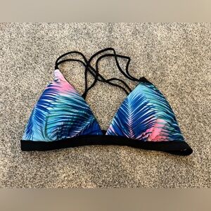 Ardene Multicolor Palm Print Bikini Top